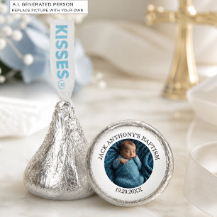 Special Photo Boy's Baptism Hershey®'s Kisses®