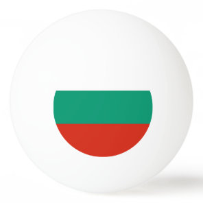 Special ping pong ball with Flag of Bulgaria