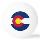 Special ping pong ball with Flag of Colorado State Special ping pong ball with Flag of Colorado State