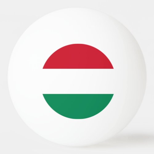 Special ping pong ball with Flag of Hungary