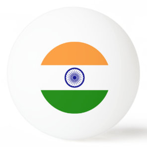 Special ping pong ball with Flag of India