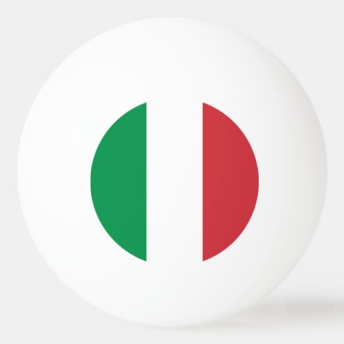 Special ping pong ball with Flag of Italy