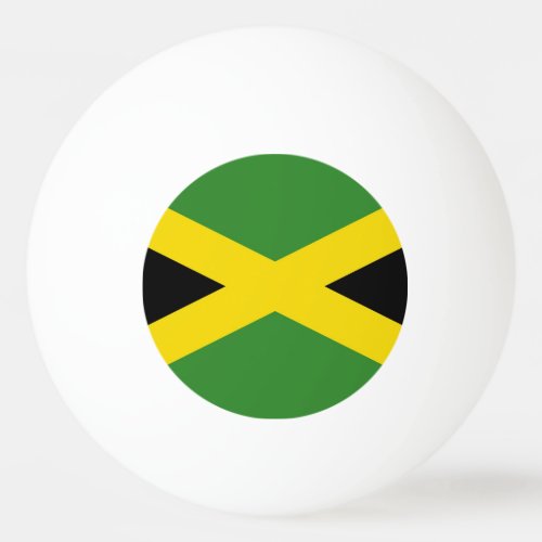 Special ping pong ball with Flag of Jamaica