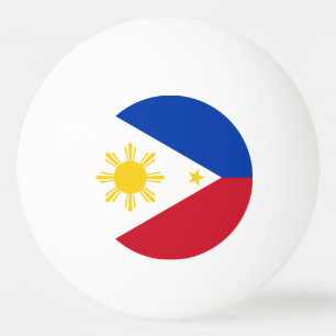 Special ping pong ball with Flag of Philippines