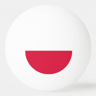 Special ping pong ball with Flag of Poland