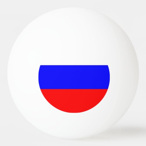 Special ping pong ball with Flag of Russia