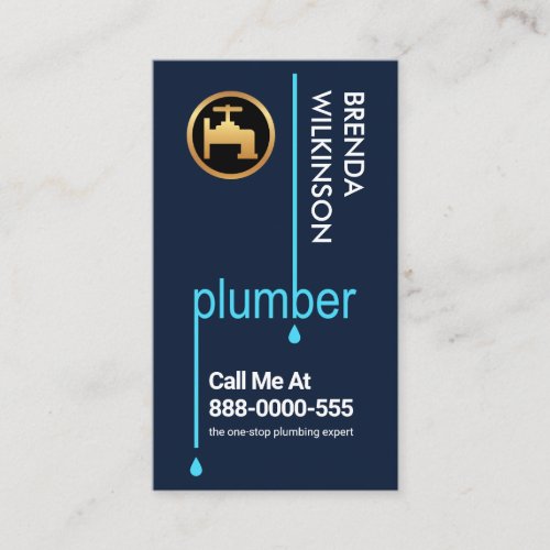 Special Plumbing Pipeline Plumber Repairs Business Card