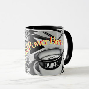Special power brew coffee danger mug