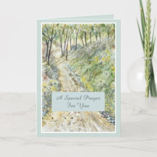 Special Prayer for Cancer Patient Card
