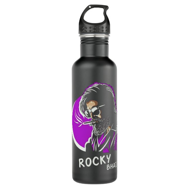 Special Present Action Movie Kgf Yash  Gifts Best  Stainless Steel Water Bottle (Front)