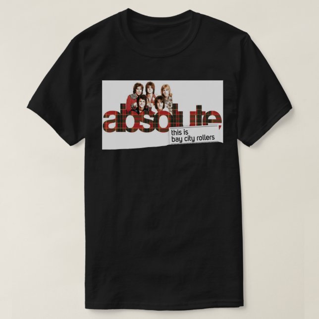 Special Present Band Bay City Rollers Music Rock   T-Shirt (Design Front)