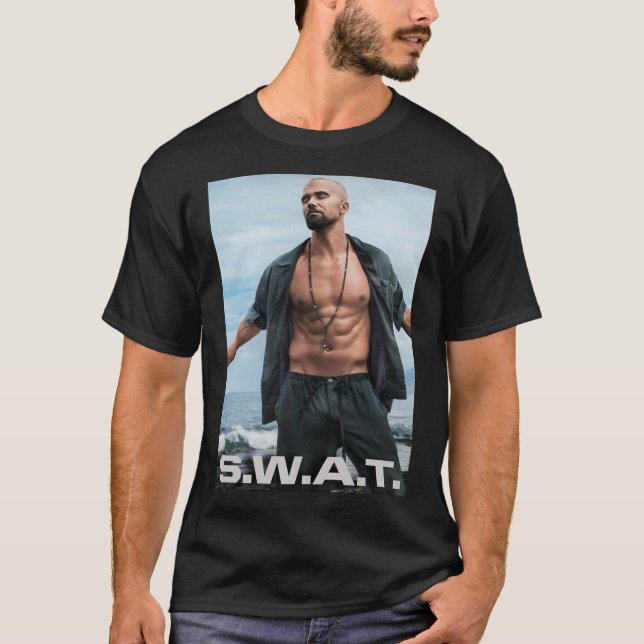 Special Present Shemar Moore Gift Movie Fans Class T-Shirt (Front)