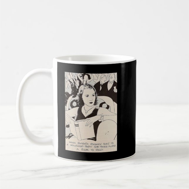 Special Present Stanwyck Drama Barbara Actress Coo Coffee Mug (Left)