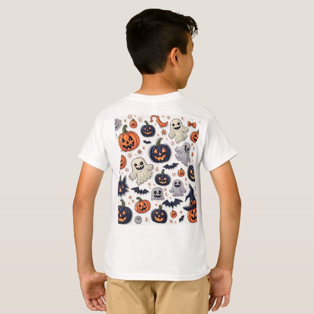 special priting design for halloween. T-Shirt (Back Full)