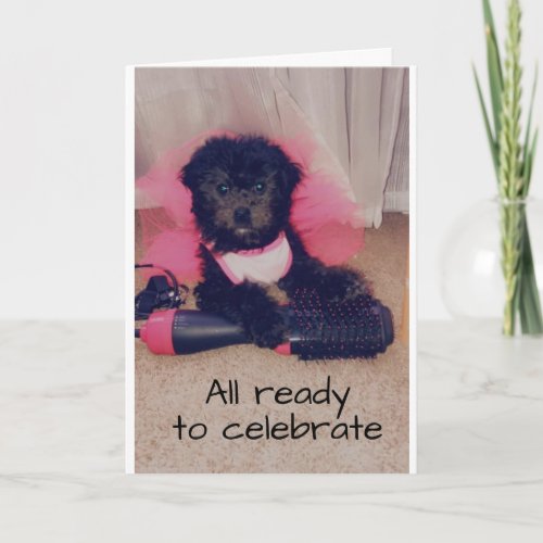 SPECIAL PUP SAYS SPECIAL BIRTHDAY WISHES FOR YOU CARD