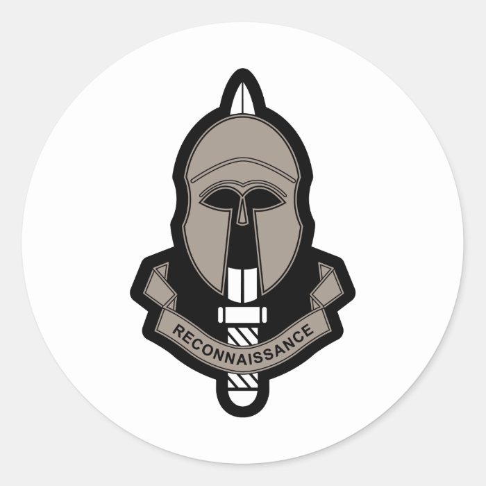 Special Reconnaissance Regiment Round Stickers