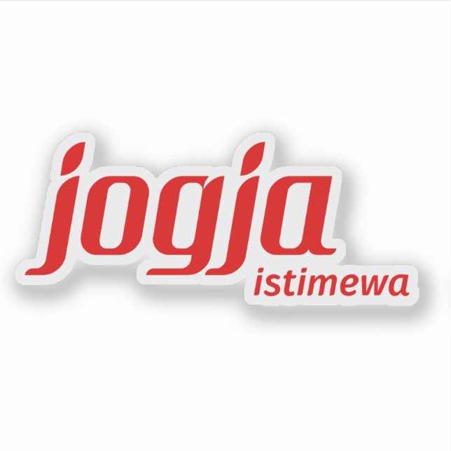 Special Region of Yogyakarta logo, Indonesia Sticker (Front)