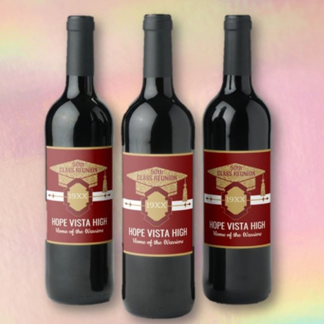 Special Reunion!  50th class reunion  Wine Label (Creator Uploaded)