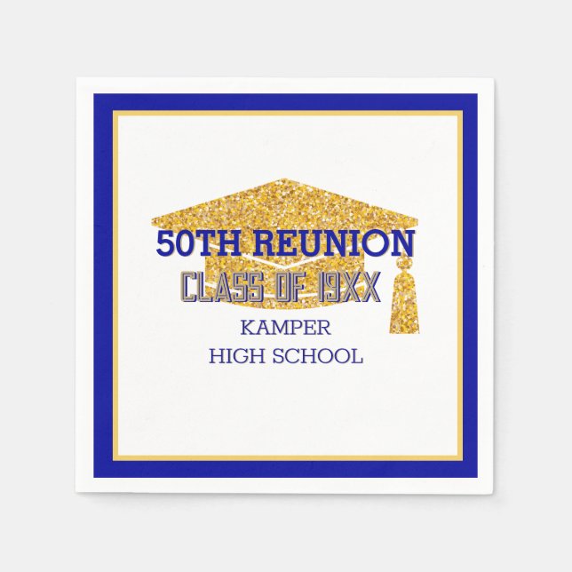Special Reunion! Class Reunion Napkins (Front)