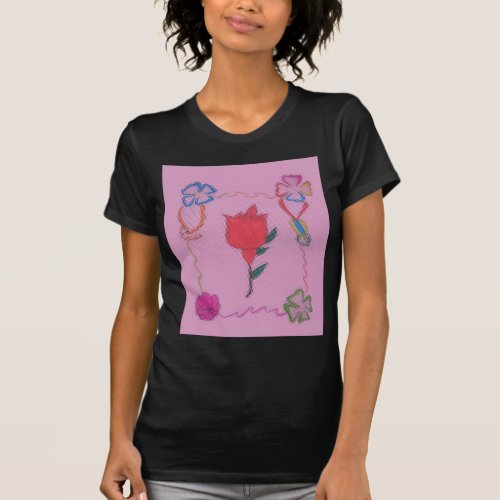 Special Rose Ladies ideas Design T_Shirt
