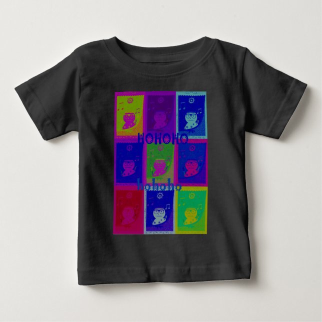 Special  Santa HoHoho Pop Art colors Baby T-Shirt (Front)
