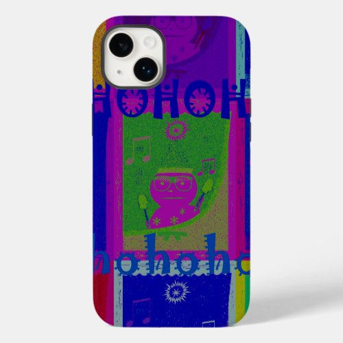 Special  Santa HoHoho Pop Art colors Case_Mate iPhone 14 Plus Case