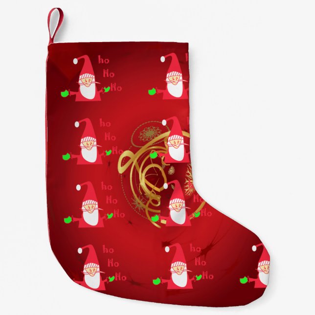 Special Santa Merry Christmas ideas Small Christmas Stocking (Front)