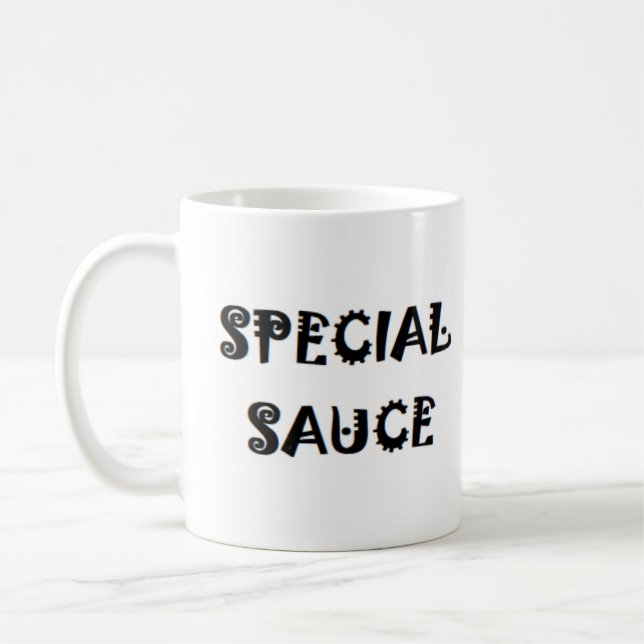 special sauce coffee mug (Left)