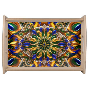 Special serving tray with Brazil Colors