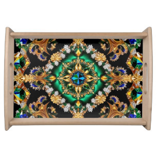 Special serving tray with Brazilian Colors