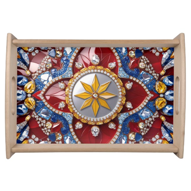 Special serving tray with Colombian Colors (Front)