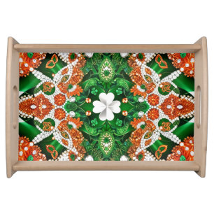 Special serving tray with Irish Colors