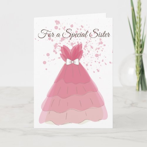 Special Sister Birthday Card