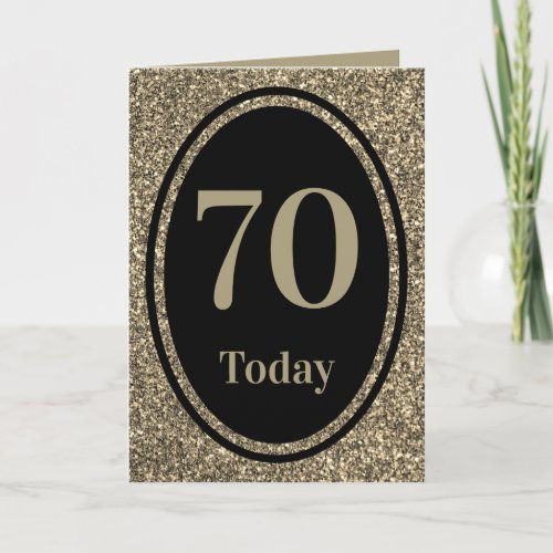 Special stylish by year birthday card 70th
