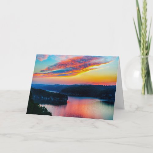 Special Sunrise Over Long Point Frameable Greeting Card