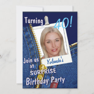 Special Surprice Birthday Party Invitation