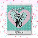 Special Sweet 16 Birthday  Jigsaw Puzzle<br><div class="desc">sweet 16 Birthday jigsaw puzzle makes for a great party game!</div>