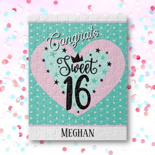 Special Sweet 16 Birthday  Jigsaw Puzzle