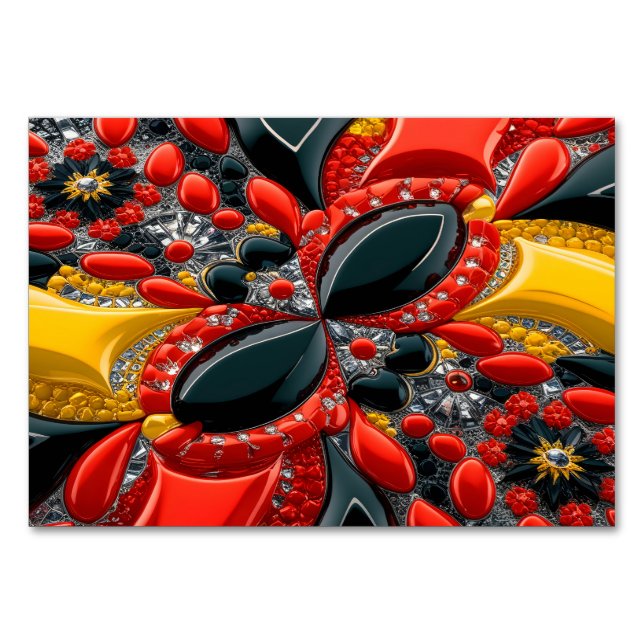 Special table card with Germany Colors (Front)