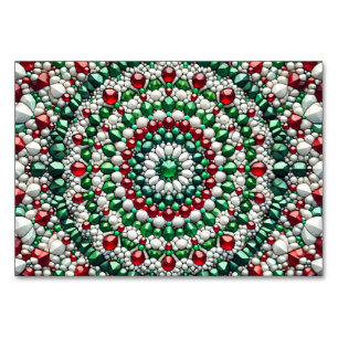 Special table card with Italian Colors