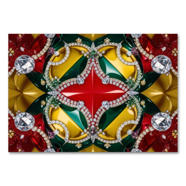 Special table card with Los Angeles Colors (Front)