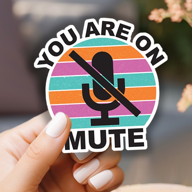 Special Teleconference You Are On Mute Sticker (Creator Uploaded)