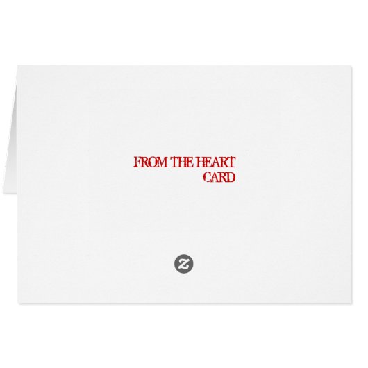 Special Thank You Poem Card (Back Horizontal)