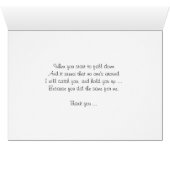 Special Thank You Poem Card (Inside Horizontal (Bottom))