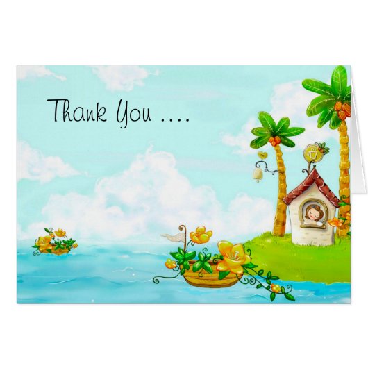 Special Thank You Poem Card (Front Horizontal)