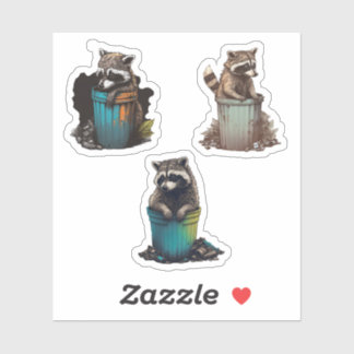 Special Trash Panda Raccoon Super Sticker Pack