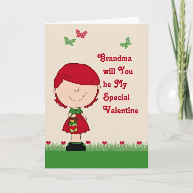 Special Valentine Card for Grandma (Front)