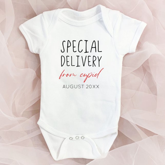 Special Valentine's Day Pregnancy Announcement  Baby Bodysuit (Creator Uploaded)