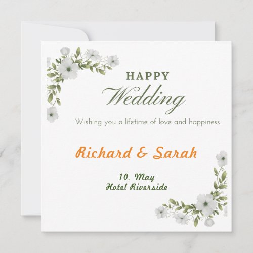Special wedding invitation cards you can customize