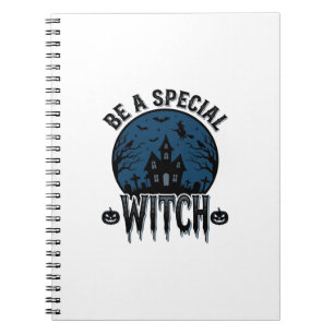 Special Witch Halloween Vintage Engraving Design_1 Notebook